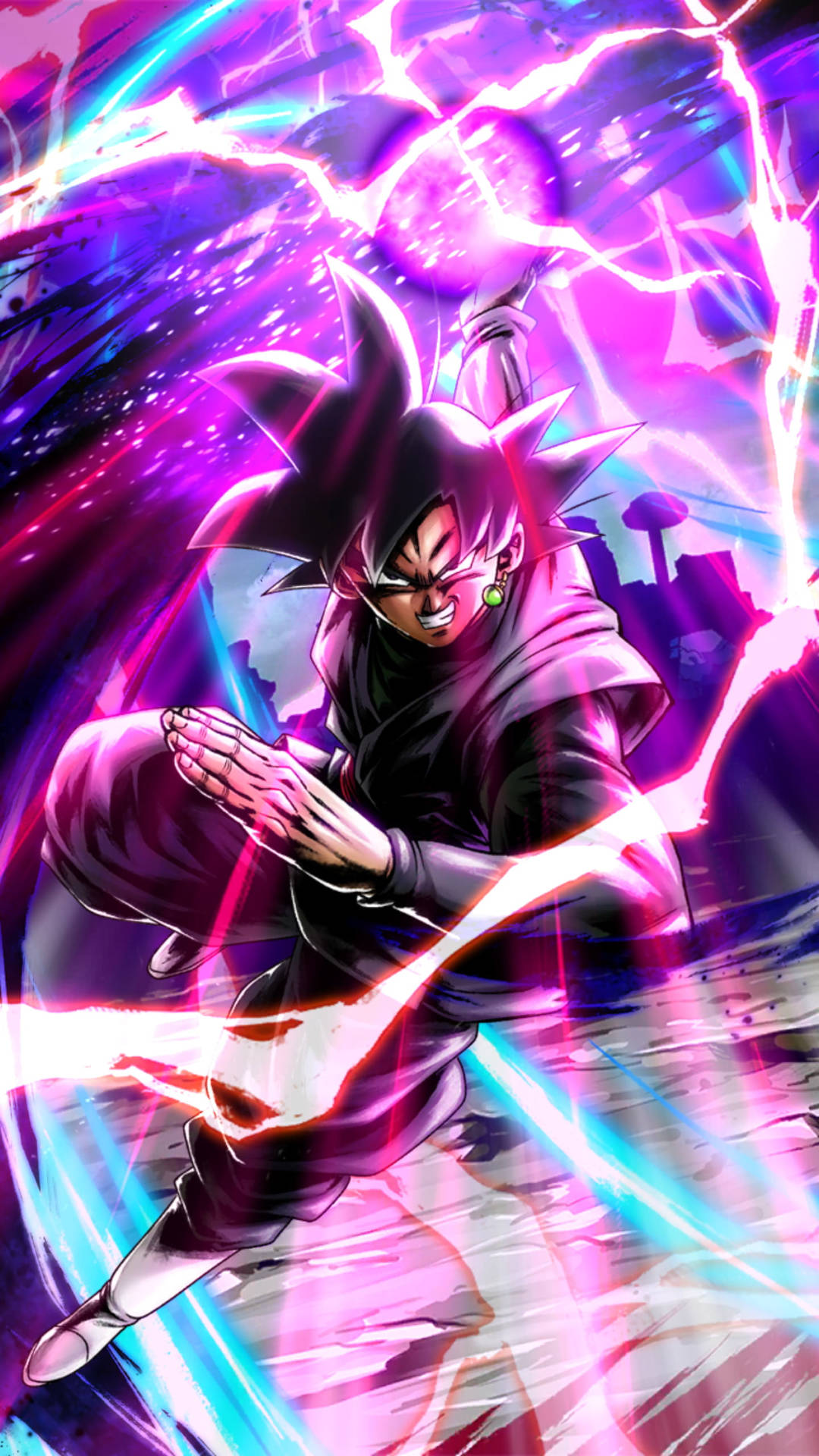 Energy Ball Of Black Goku Phone Background