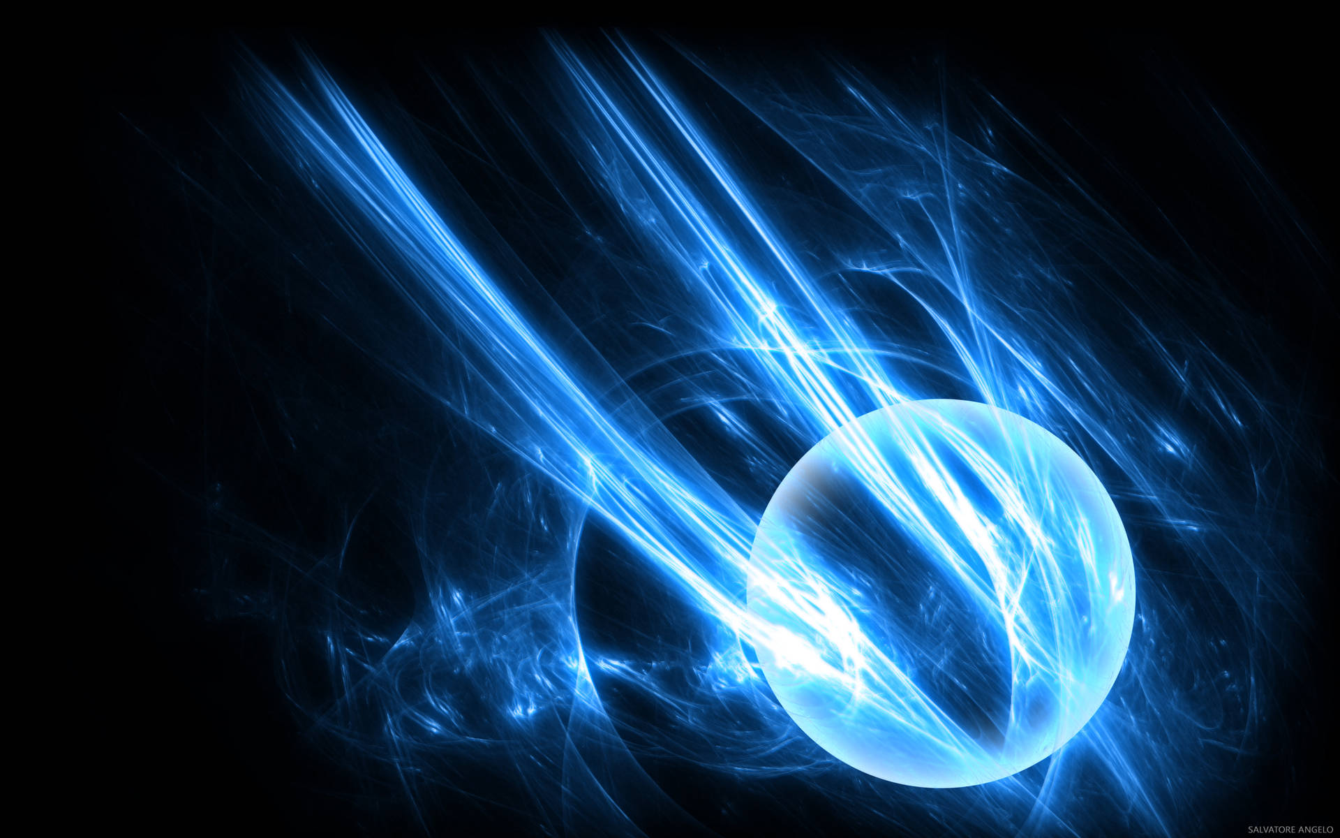 Energy Fusion Of Lights Background