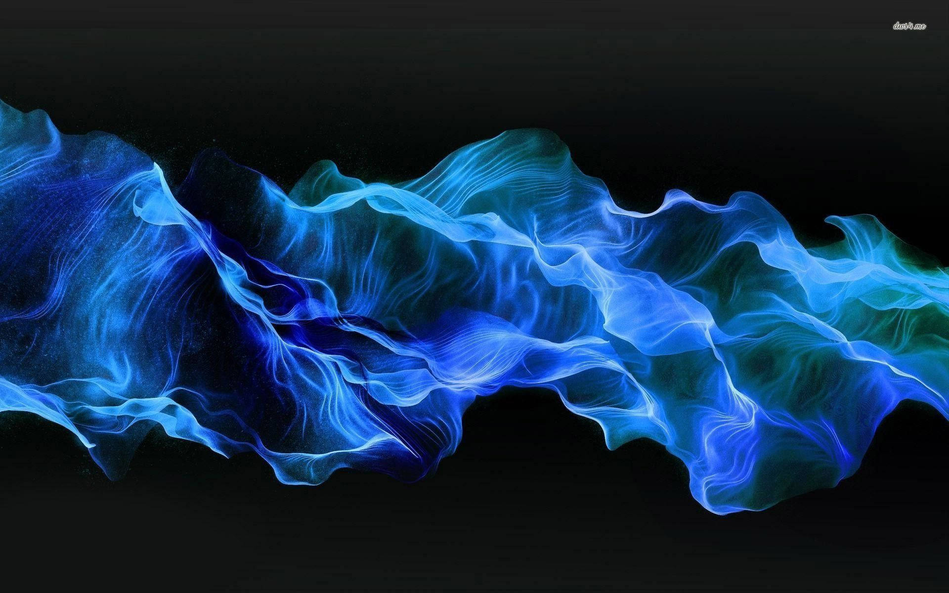 Energy Like Blue Smoke Background