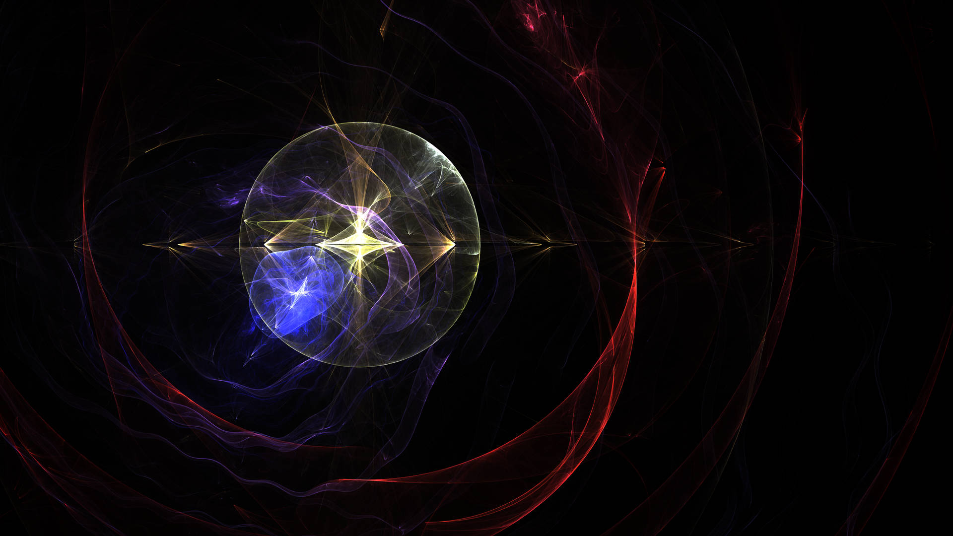 Energy Mysterious Sphere Background