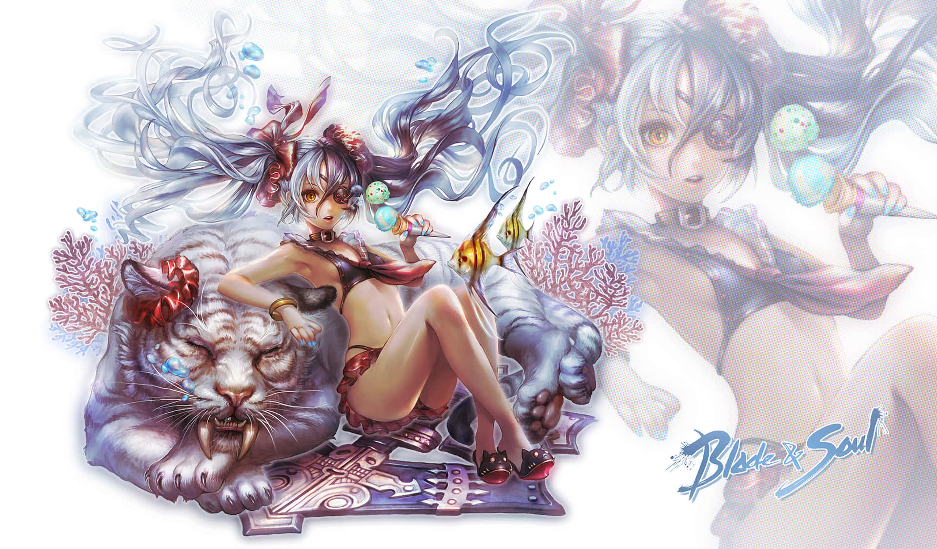 Engage In Epic Battle In The Land Of Blade And Soul Background