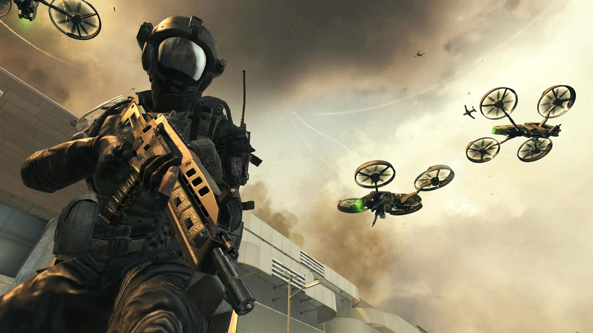 Engage In Intense Action Within The World Of Call Of Duty: Black Ops Ii