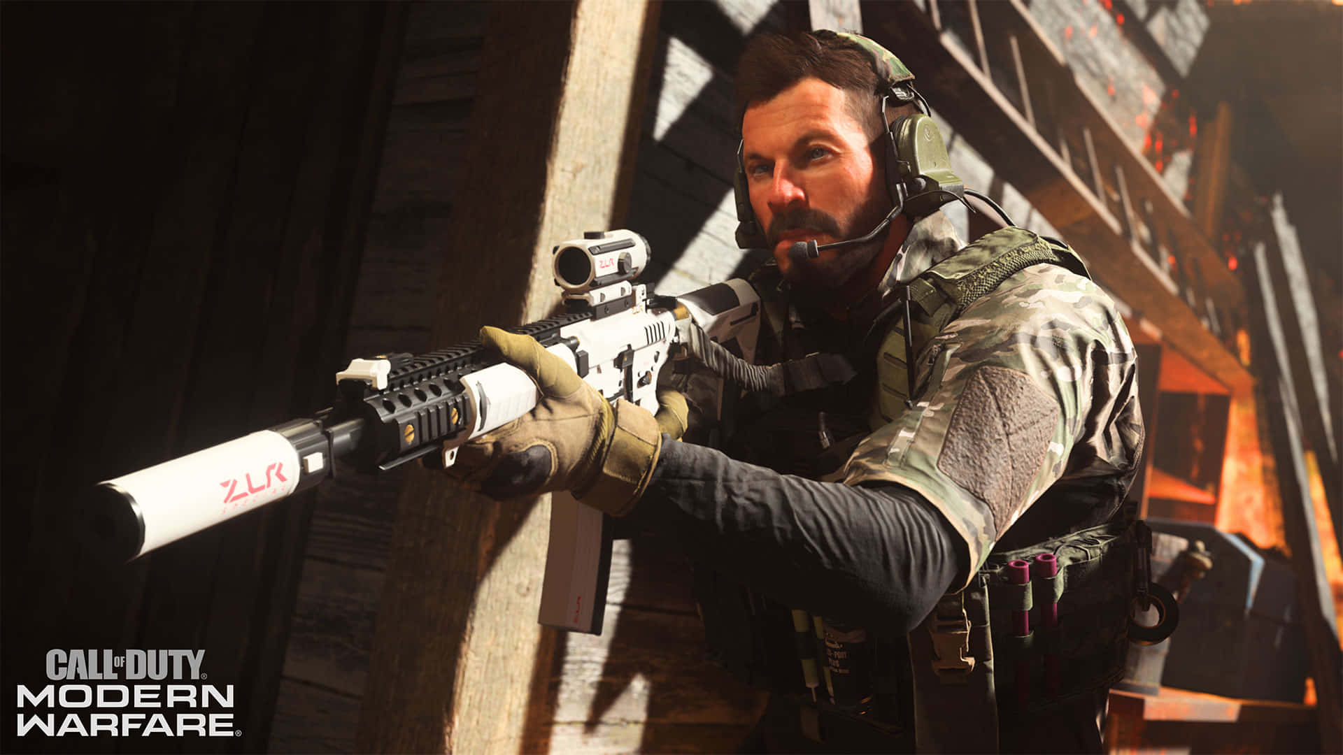 Engage In Intense Crossplay Battles With The New Modern Warfare Background