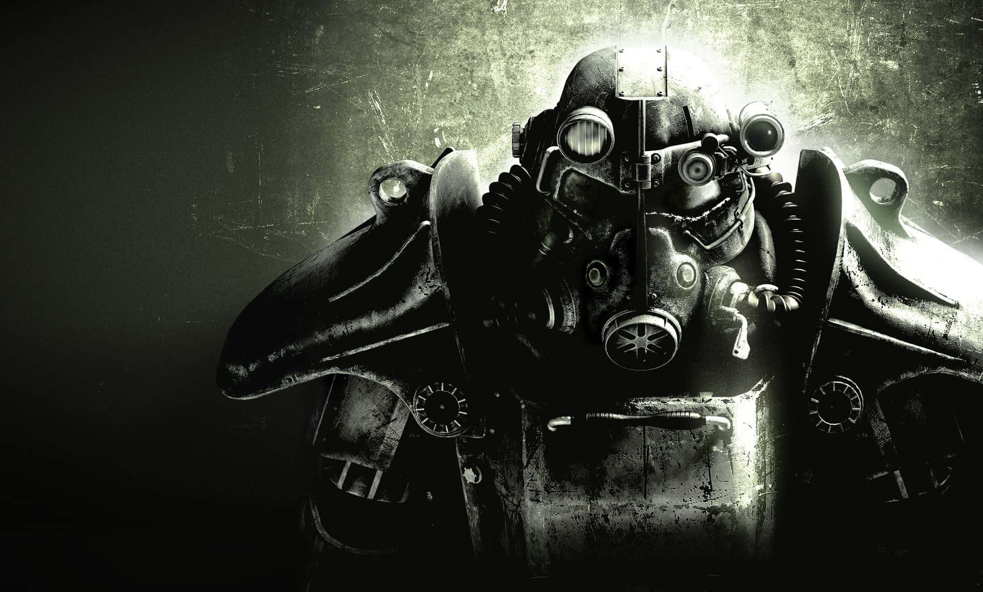Engage With Futuristic Technology On Fallout 4 Computer Background