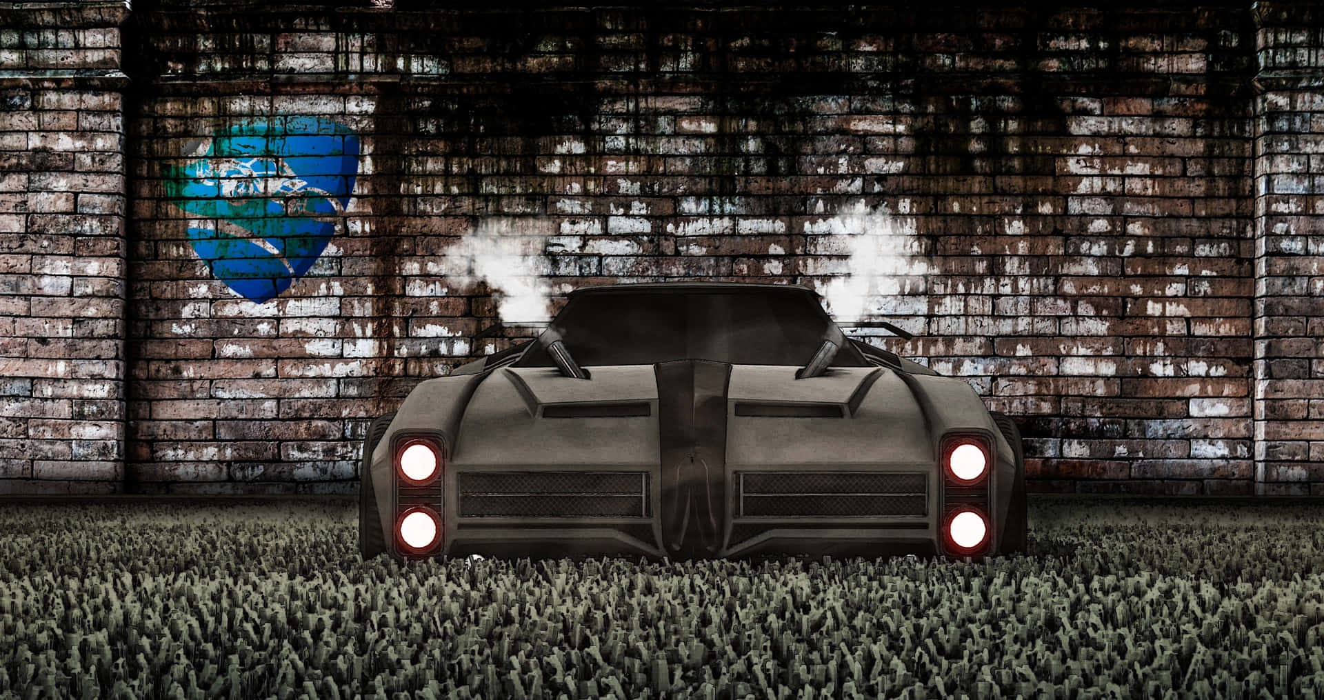Engaging Action In Rocket League Desktop Game Background