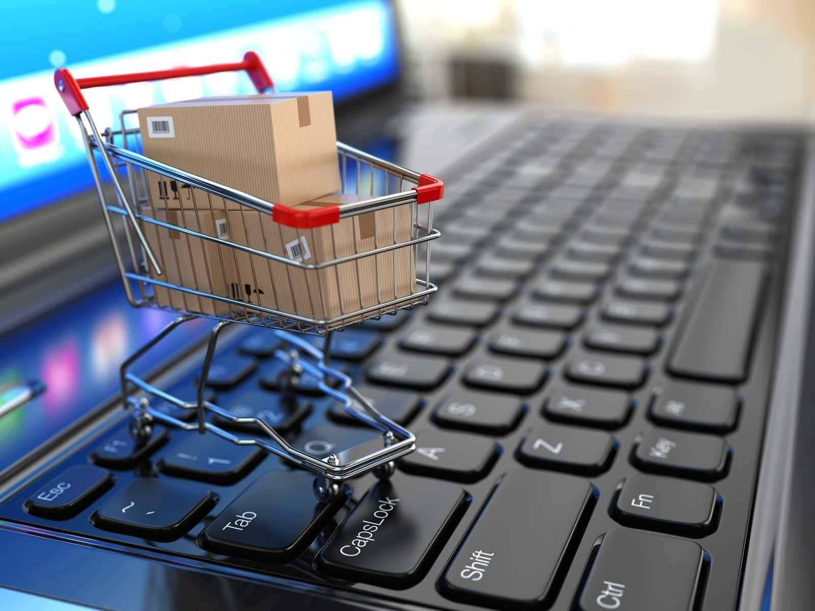 Engaging In E-commerce Shopping Experience Background