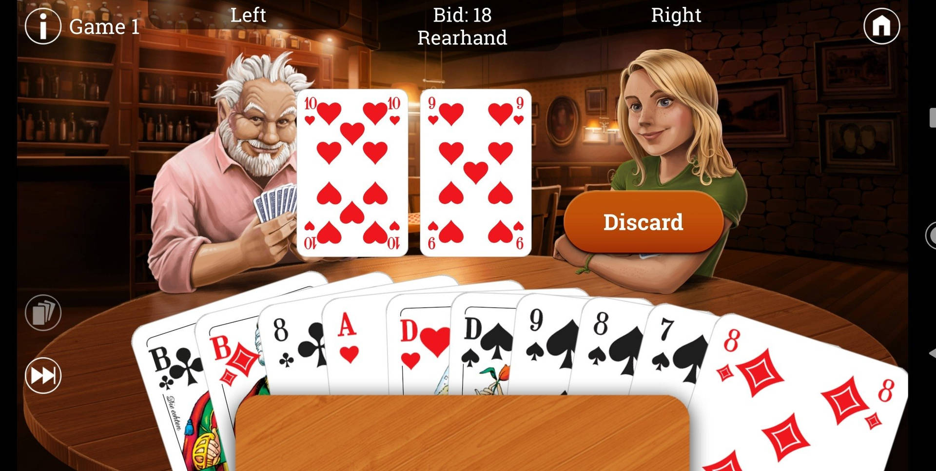 Engaging Skat Card Game Background