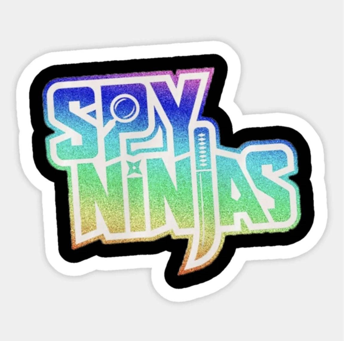 Engaging Spy Ninja Colorful Wordmark Background