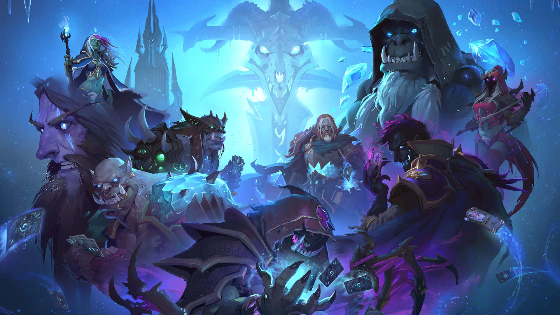 Engarcer In A Wild Game Of Hearthstone Background