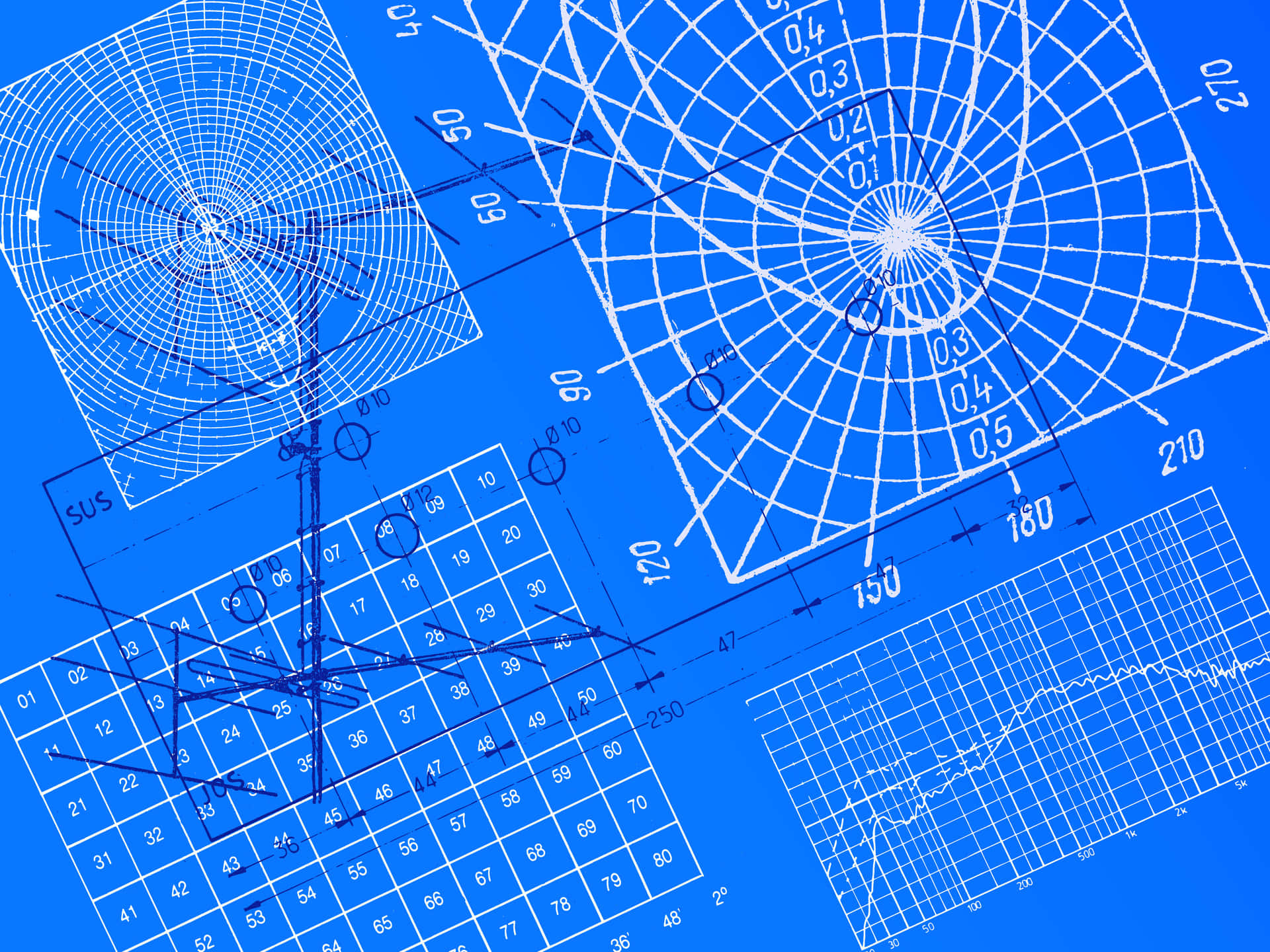 Engineering Blueprint Design Concepts Background