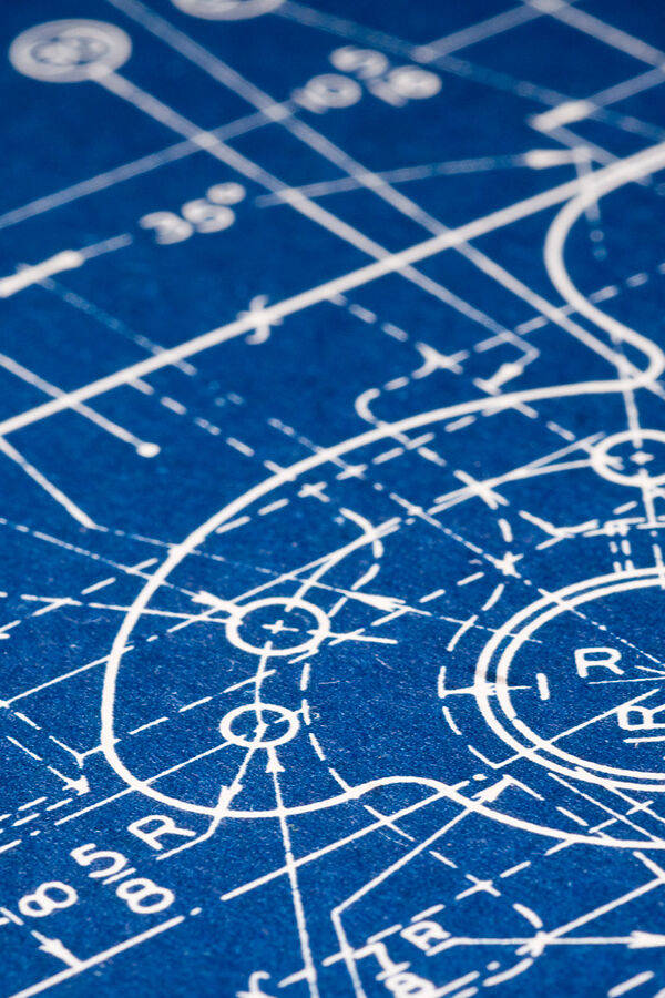 Engineering Blueprint Poster Background