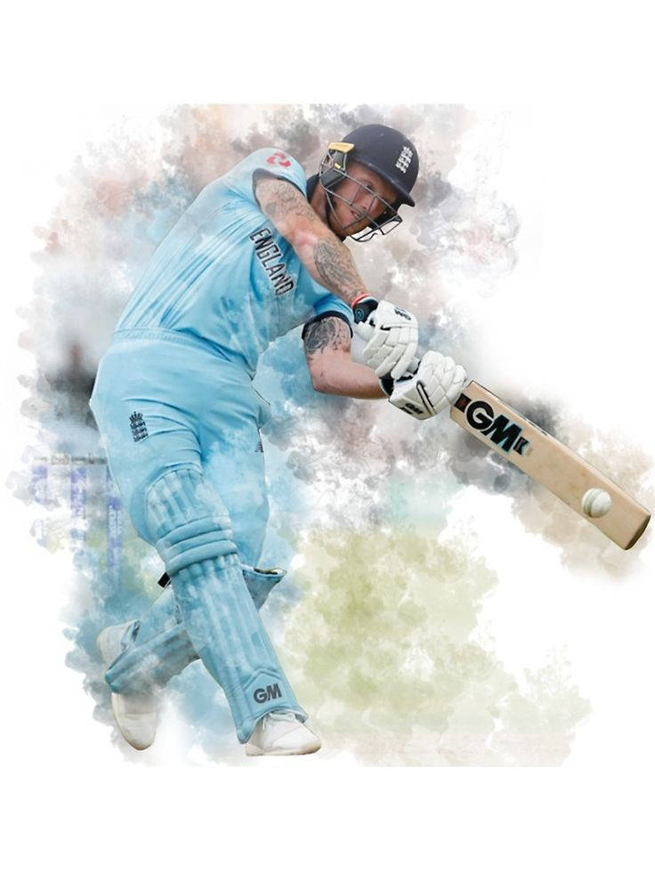 England Cricket Digital Art Background