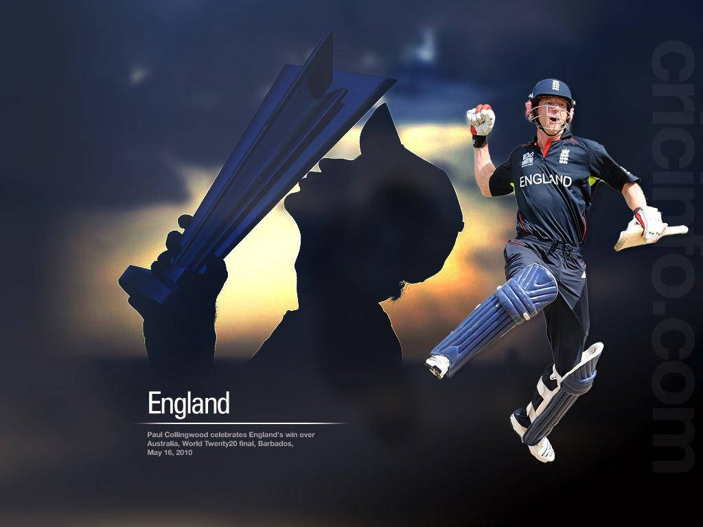 England Cricket Paul Collingwood Background