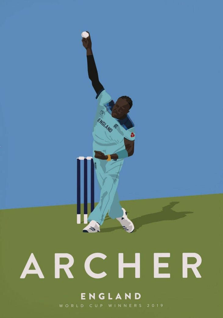 England Cricket The Archer Background