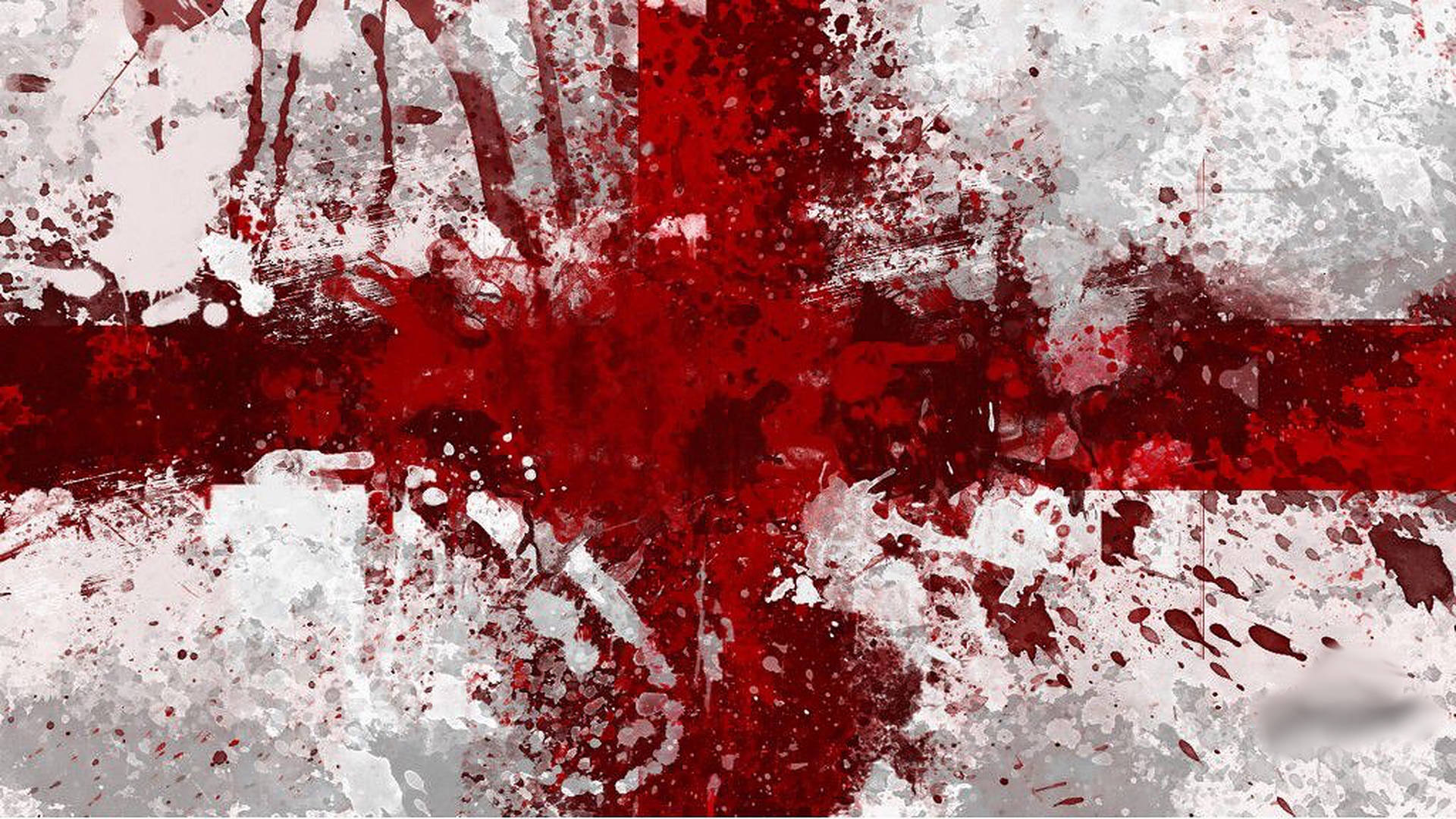 England Flag Abstract Painting Background