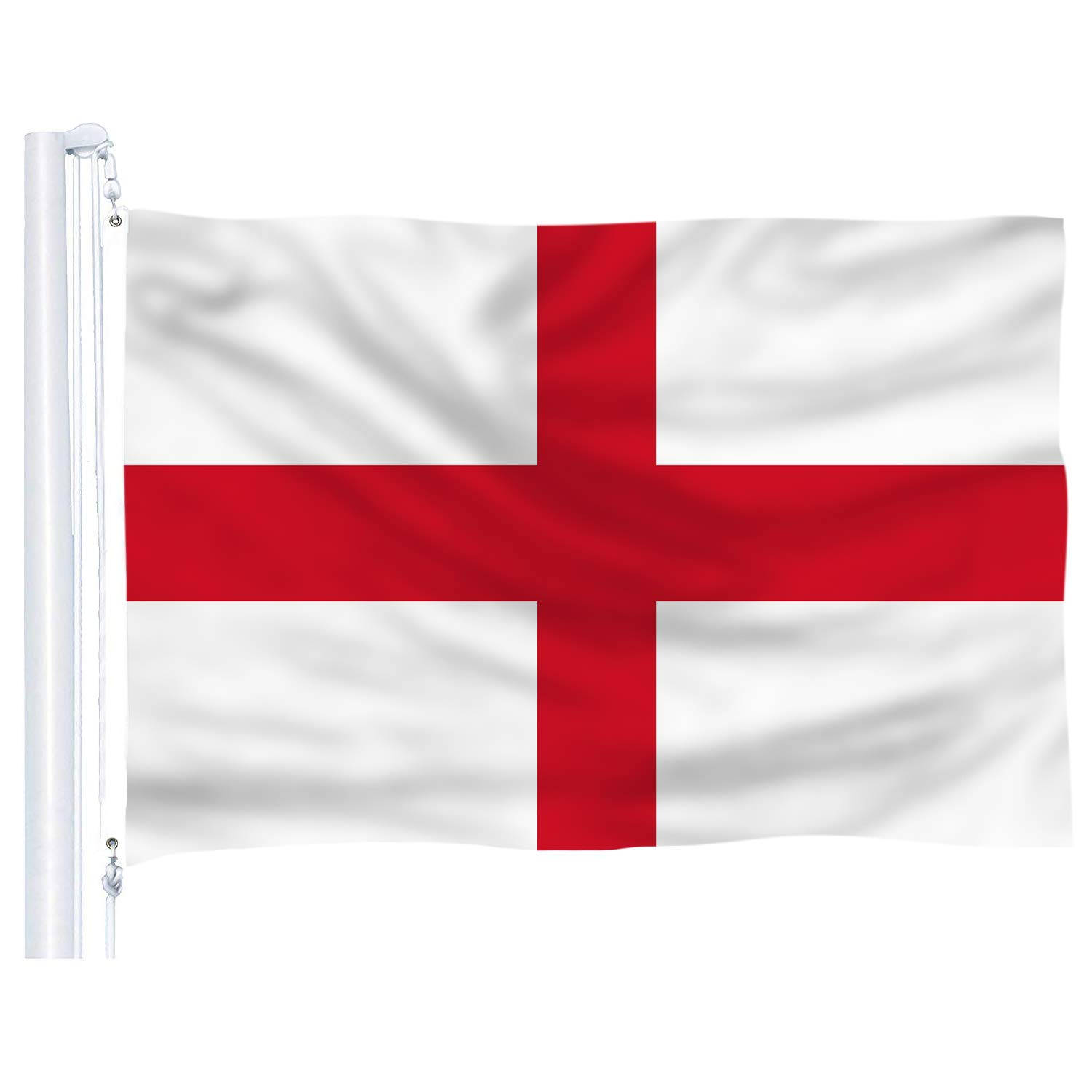 England Flag Close-up Background