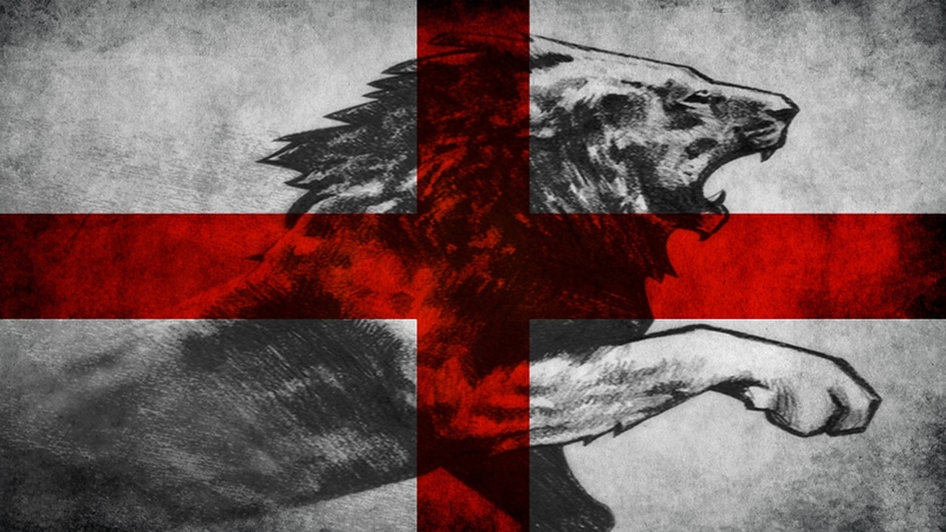 England Flag Digital Art Background