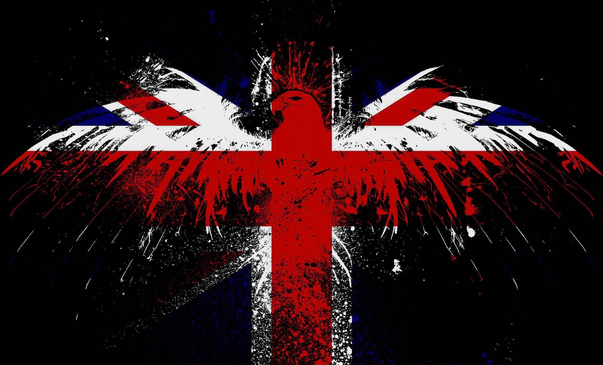 England Flag Illustration Background
