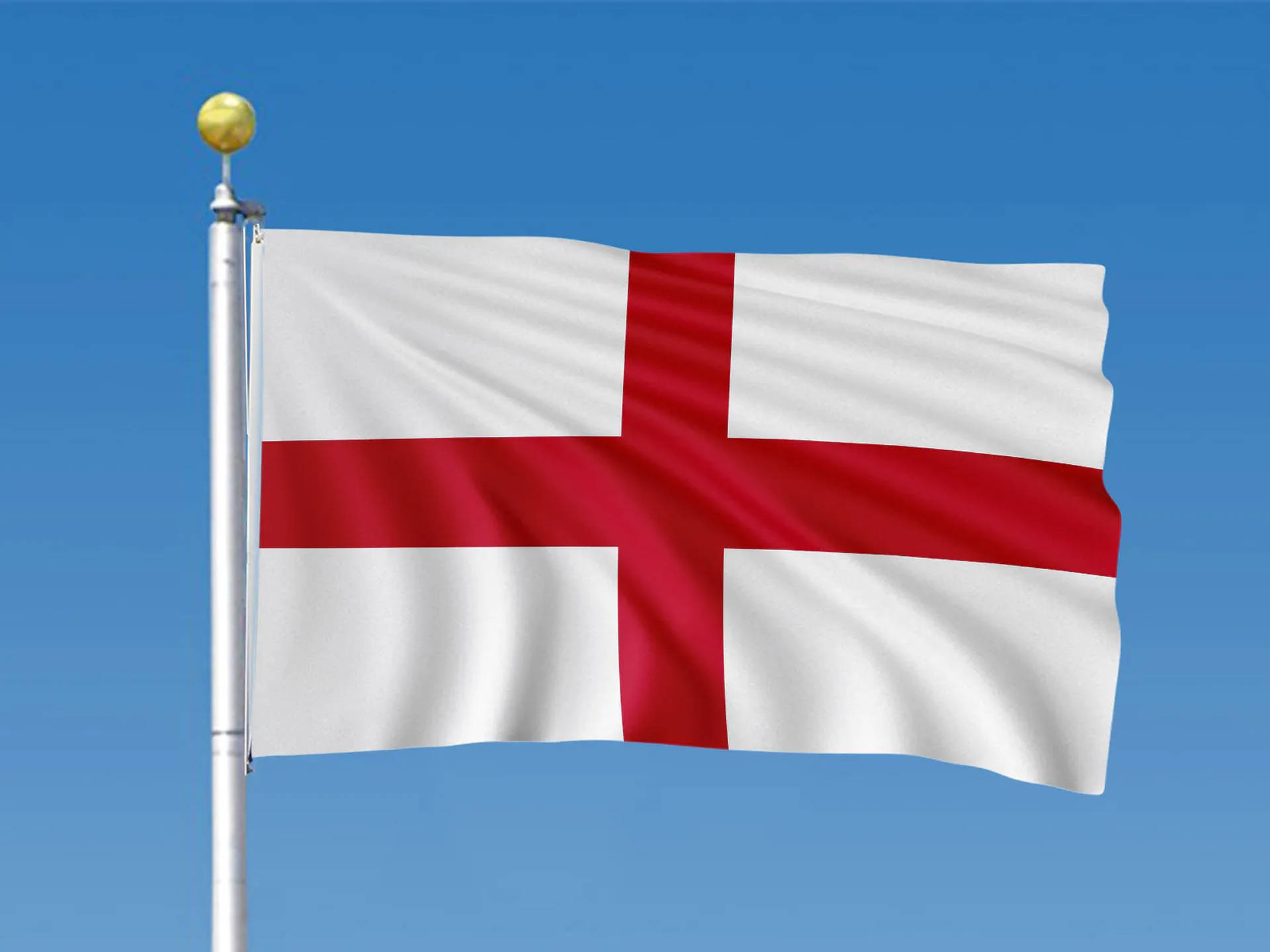 England Flag Pole Background