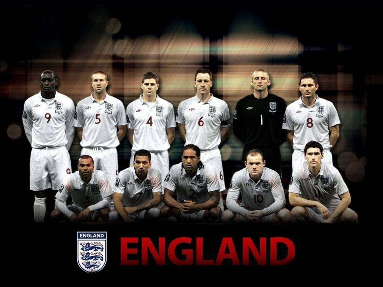 England Football Dark Background Background