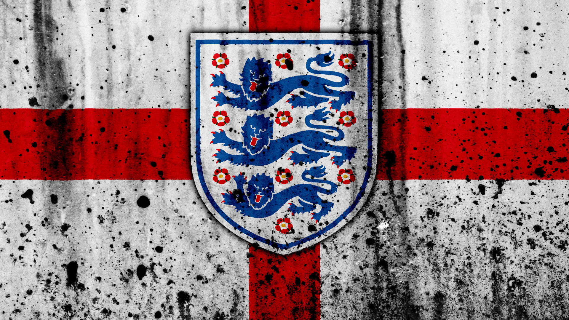 England Football Dirty Flag Background