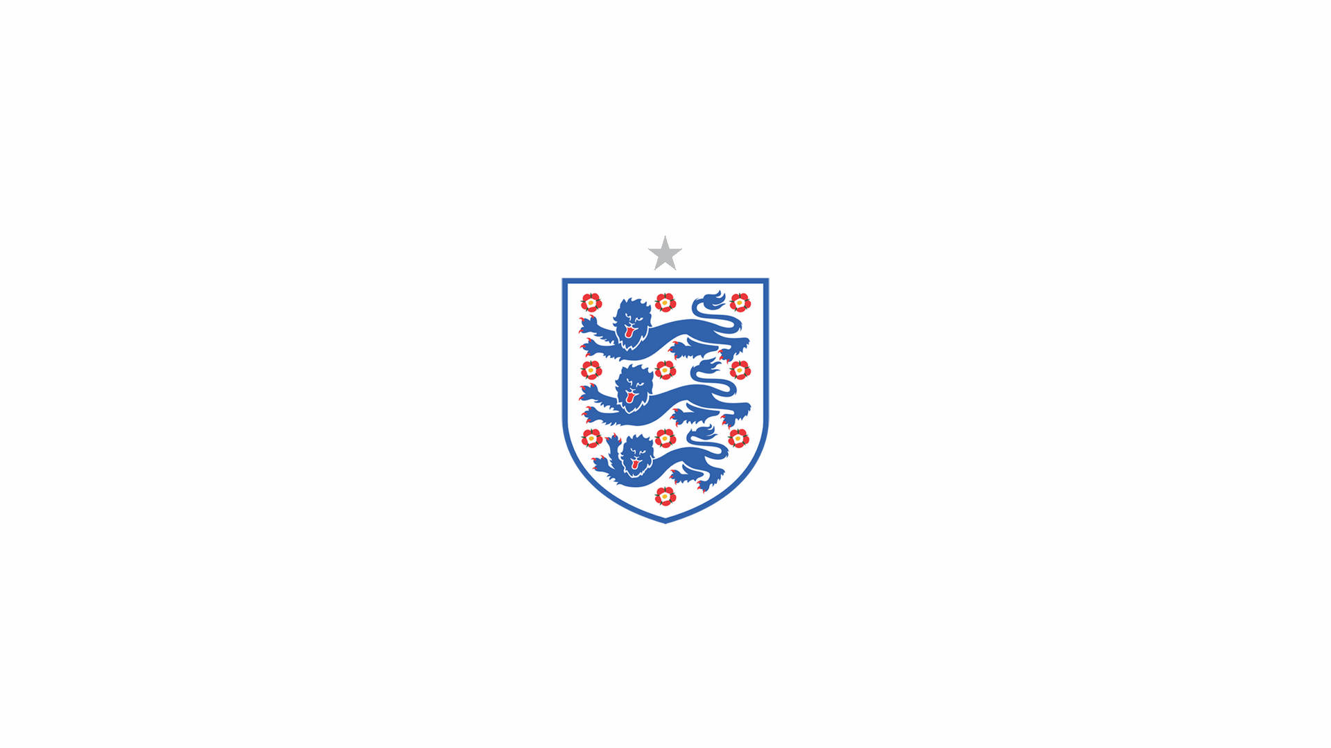 England National Football Team Minimalist Flag Background