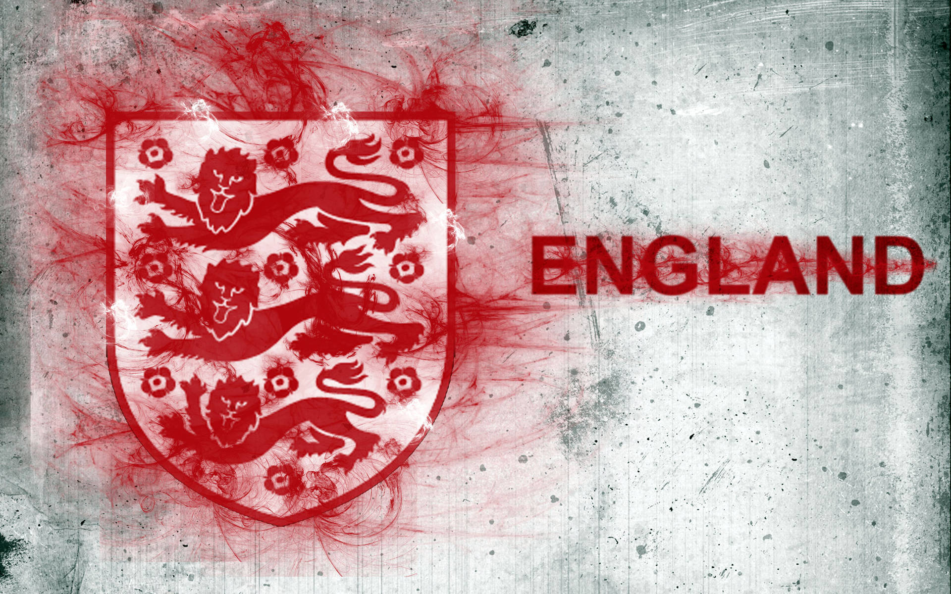 England National Football Team Red Flag Background