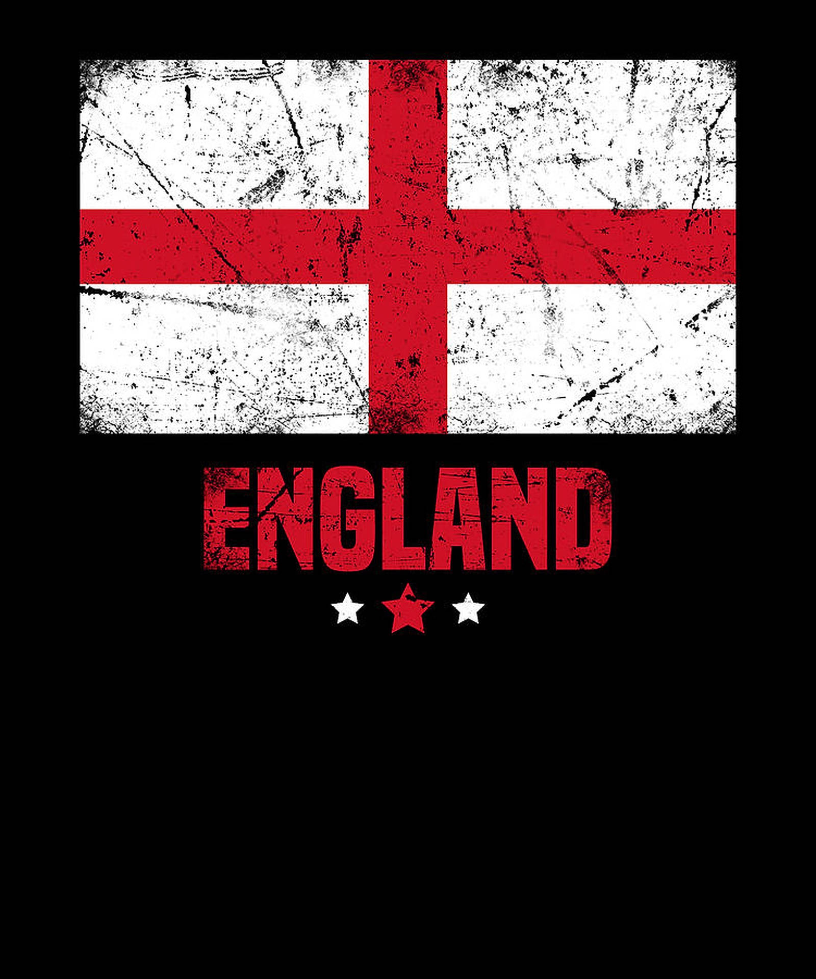 England's Emblem - The St. George's Cross Flag Background