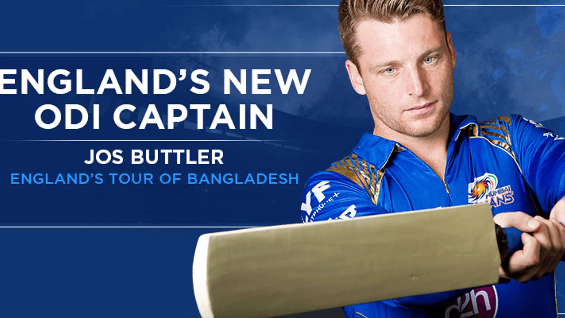 England's New Captain Jos Buttler Background