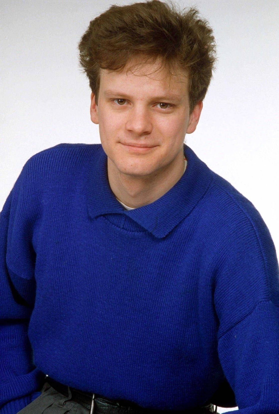 English Actor Colin Firth 1985 Portrait