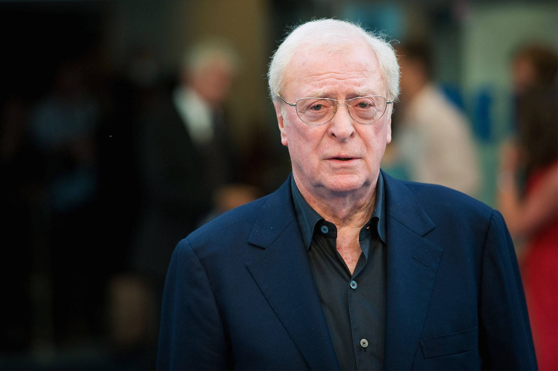 English Actor Michael Caine Inception Premiere Background