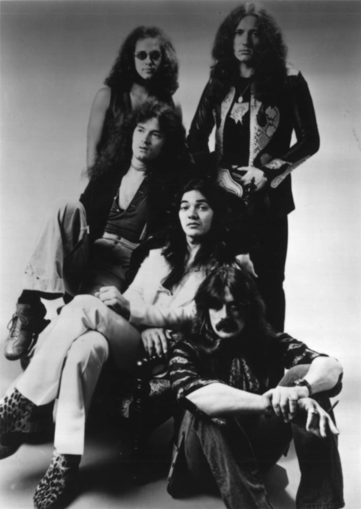 English Band Deep Purple 1975 Photograph Background