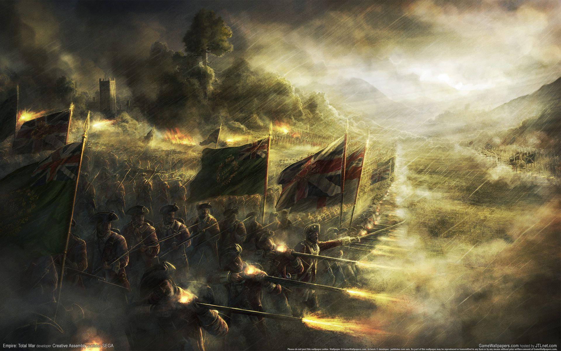 English Civil War Painting Background