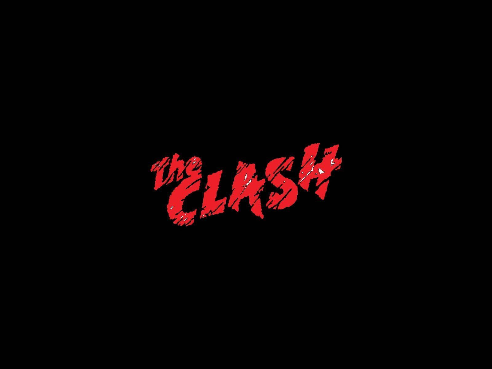 English Rock Band Red The Clash Logo