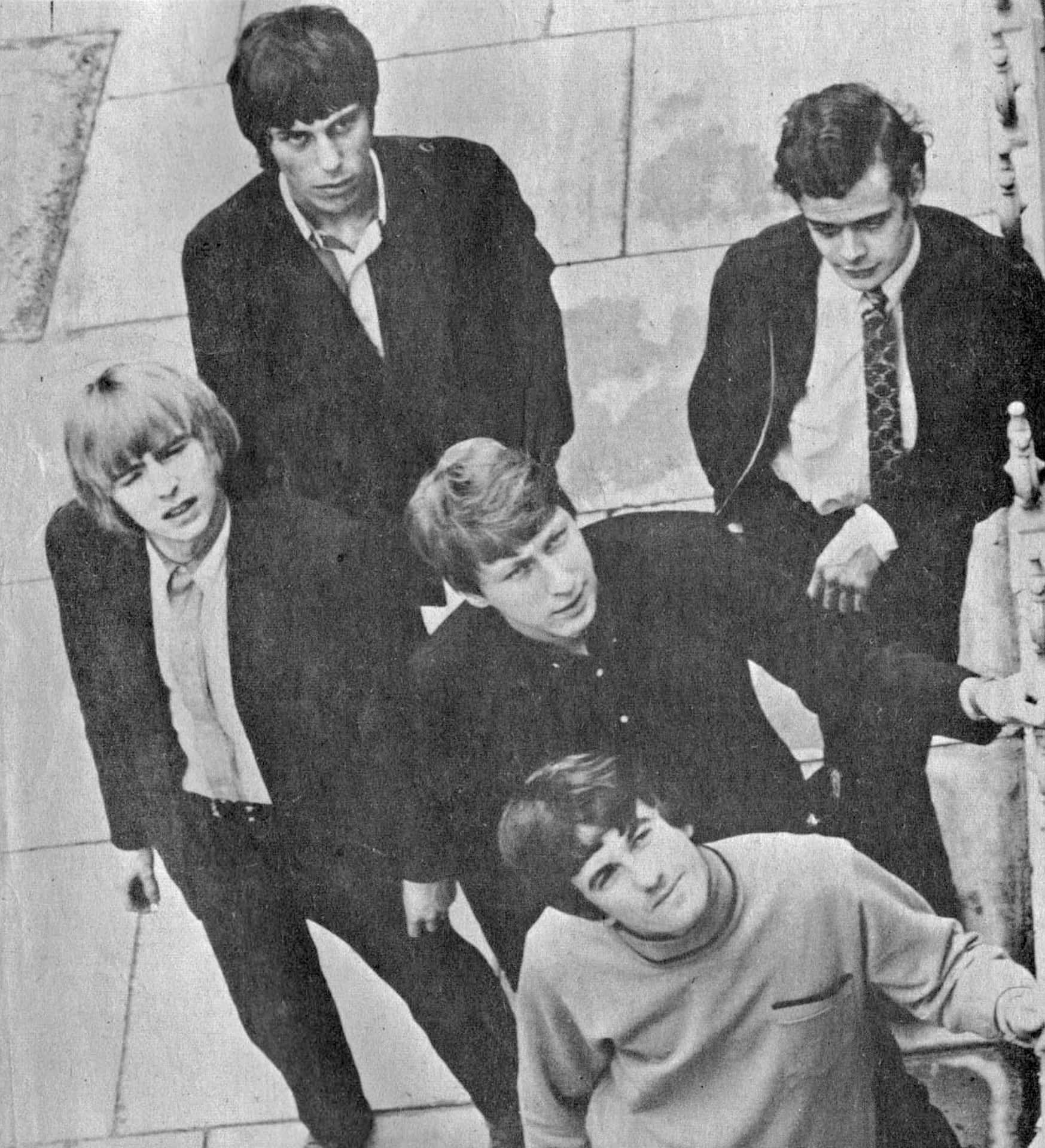 English Rock Band Yardbirds Top View
