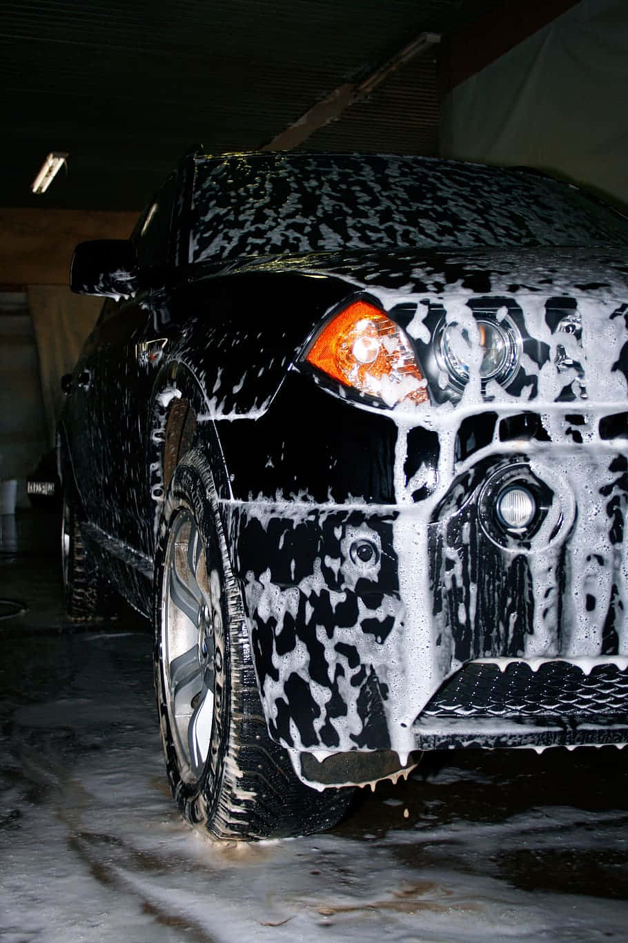 Engrossing Car Detailing Process Background