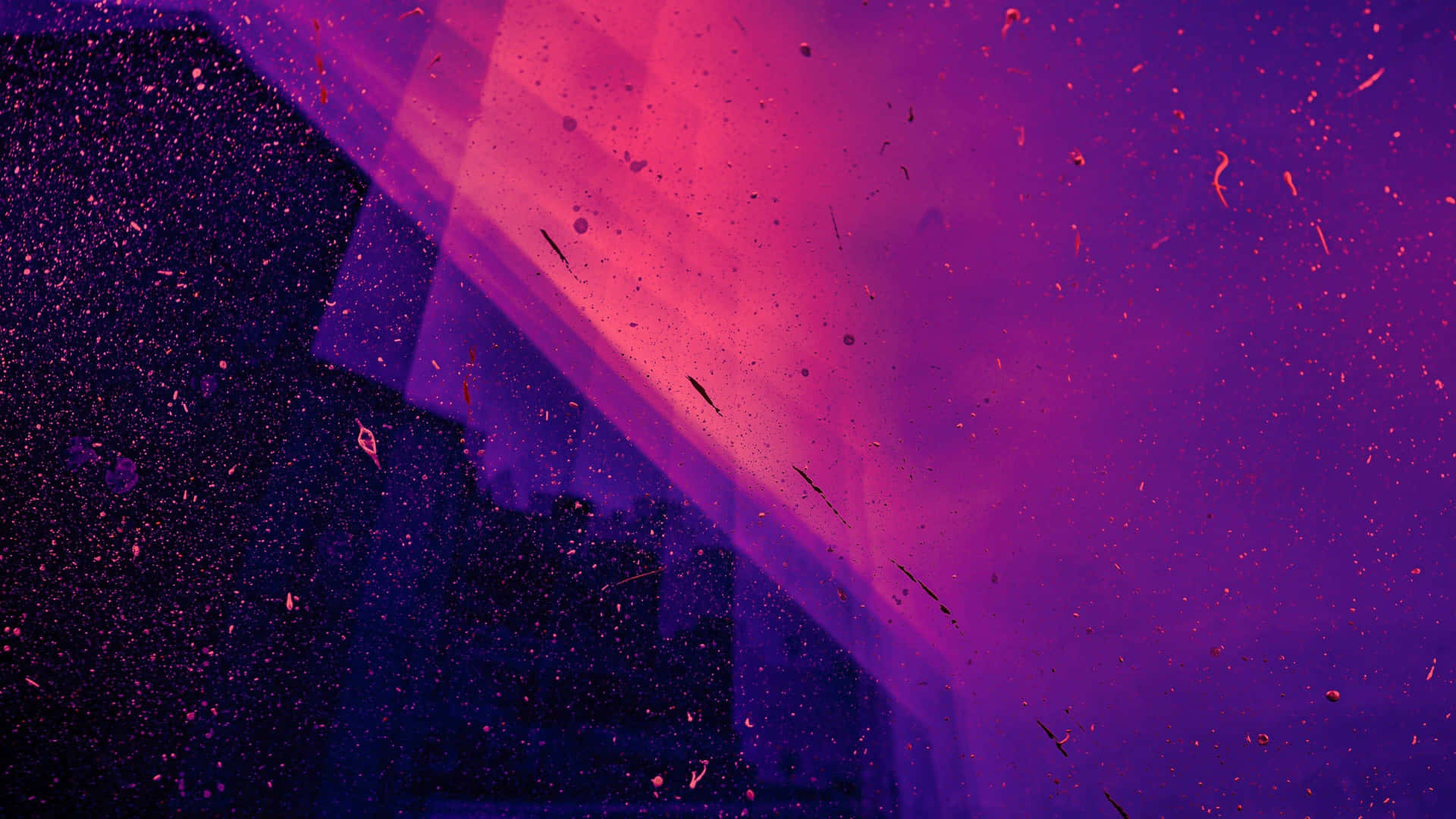 Enhance Your Digital Experience With A Vibrant Purple Neon Aesthetic Desktop. Background