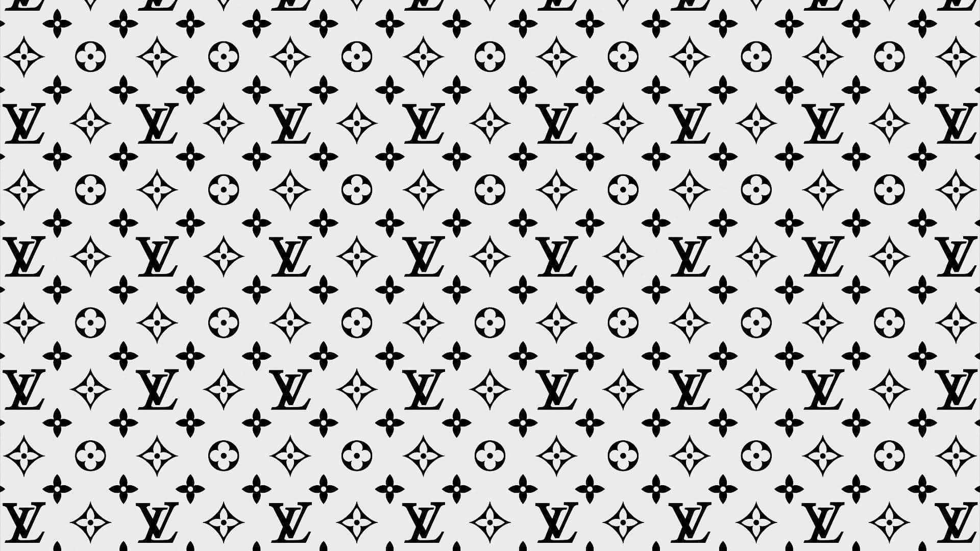 Enhance Your Look With The Timeless Elegance Of Louis Vuitton Print Background