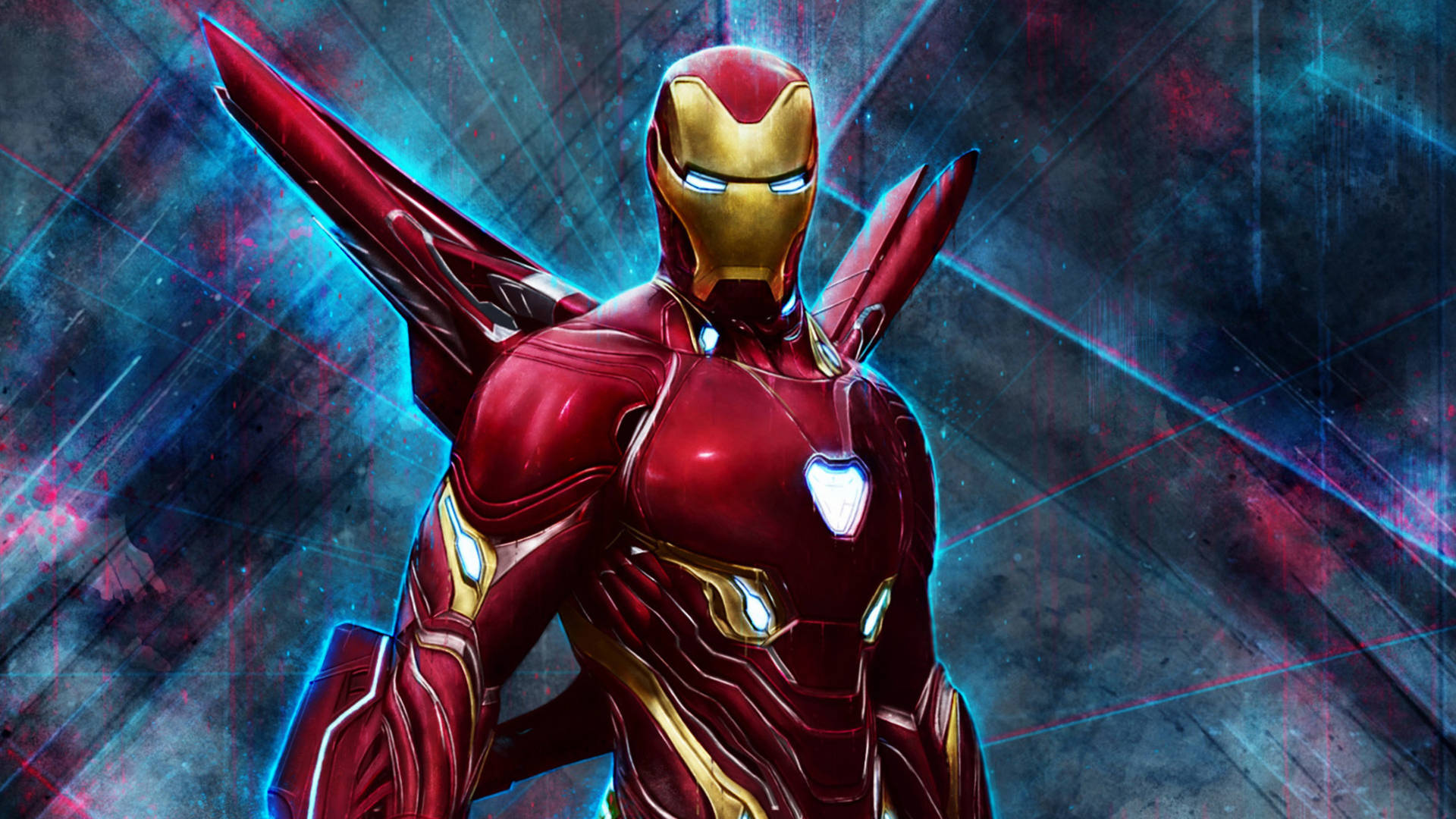 Enhanced Armor Of Superhero Iron Man Background