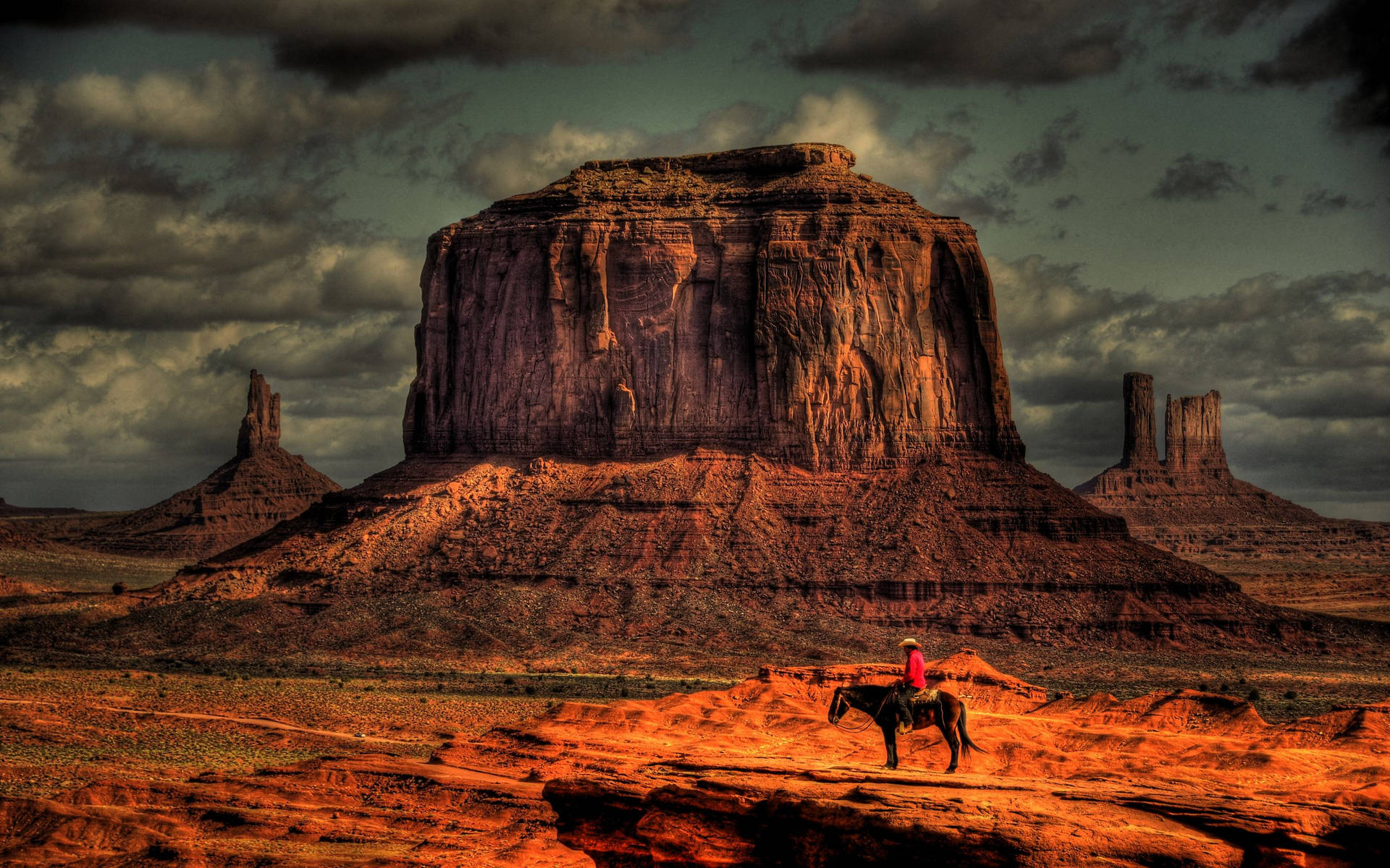 Enhanced Monument Valley Background