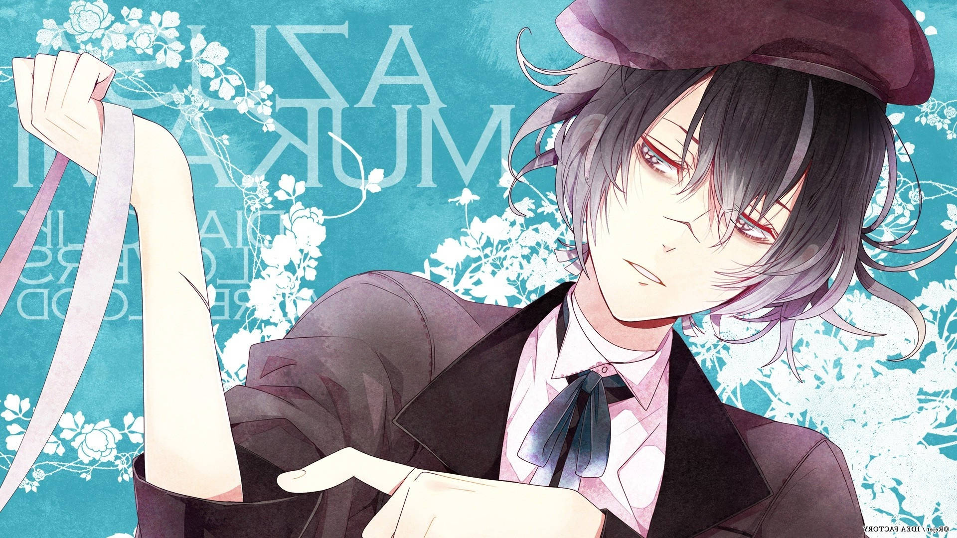 Enigmatic Azusa Mukami From Diabolik Lovers Background
