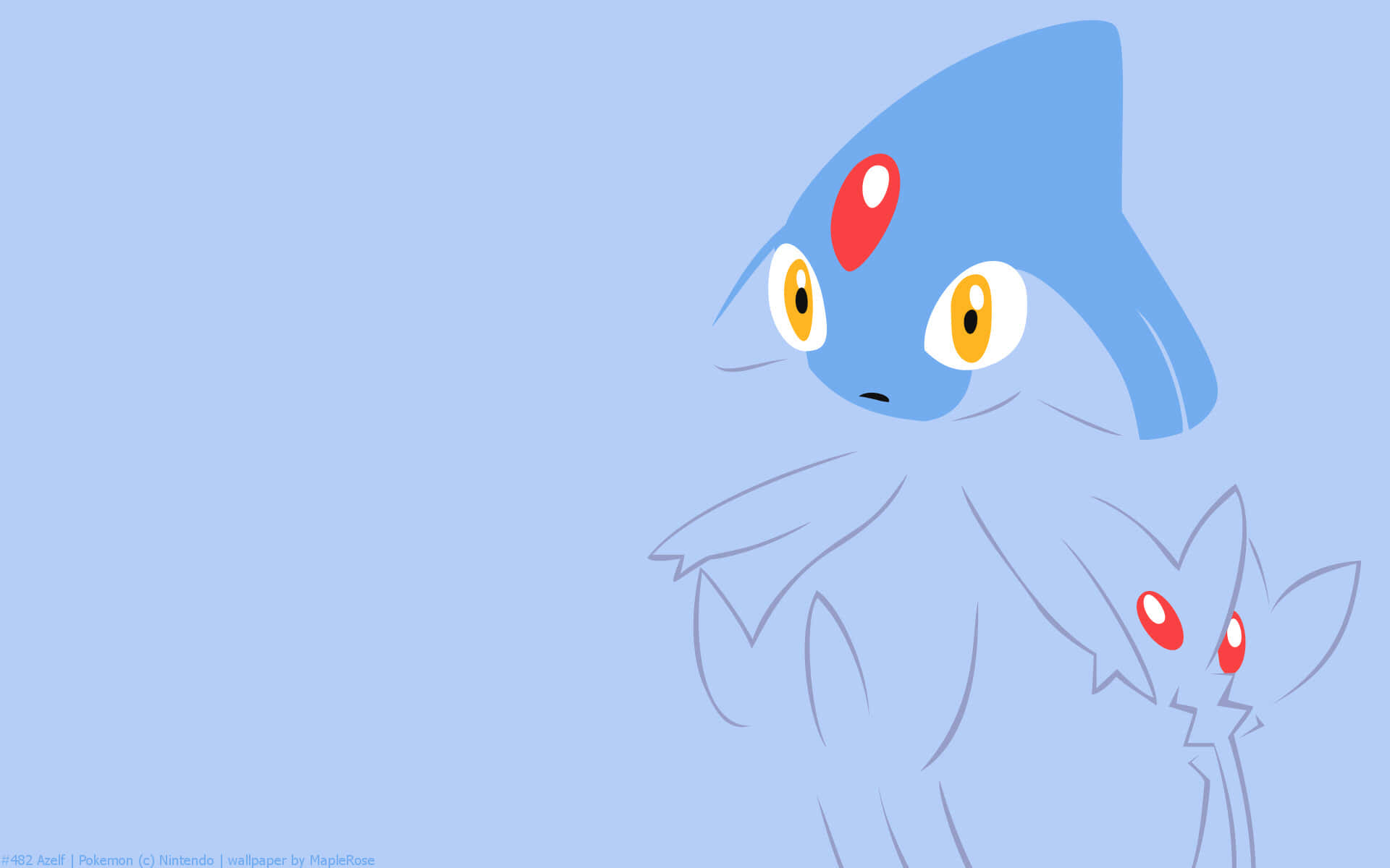 Enigmatic Character - The Surprised Azelf Background