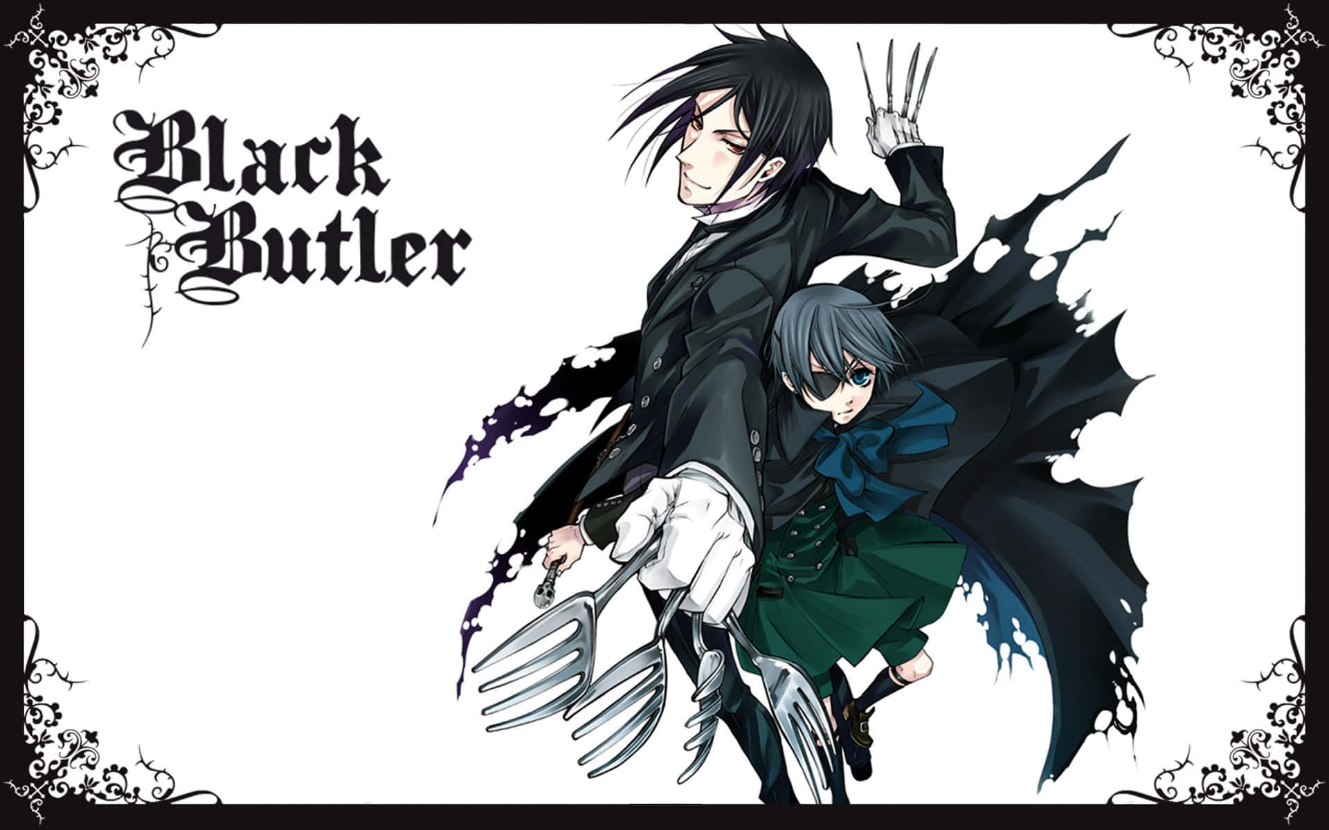Enigmatic Sebastian Michaelis Wields A Composed Expression And Refined Persona Background