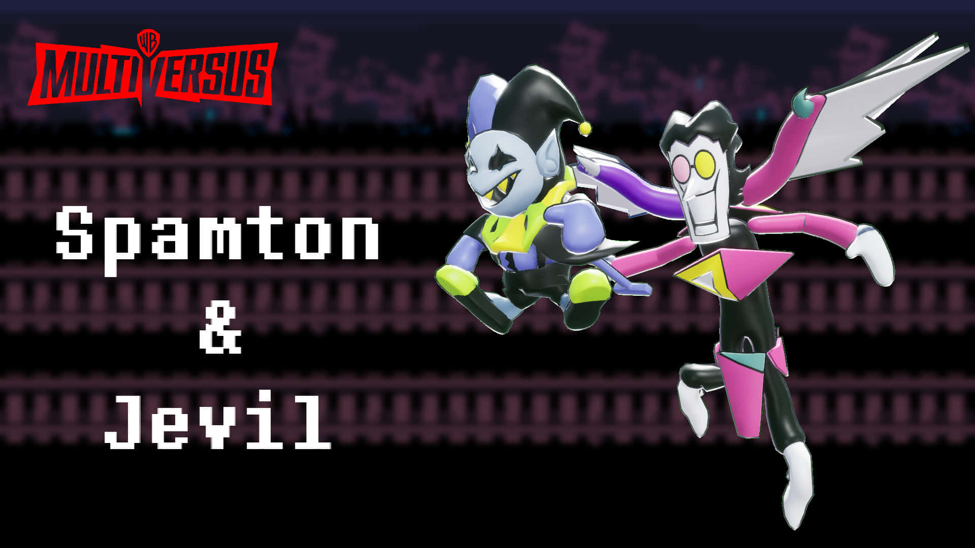 Enigmatic Spamton From The Deltarune Game Background