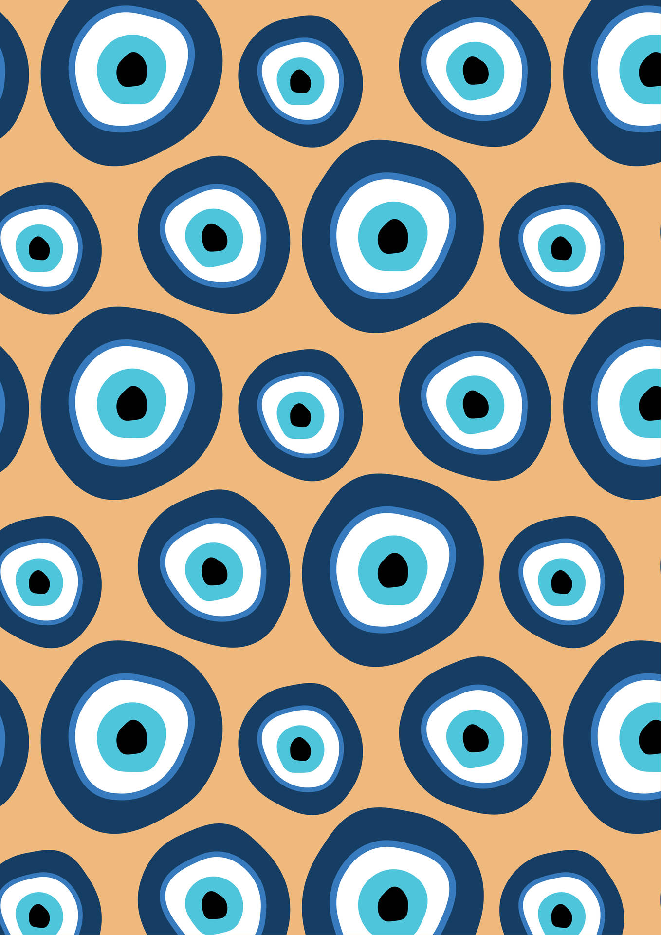 Enigmatic Spectrum Of The Evil Eye Background
