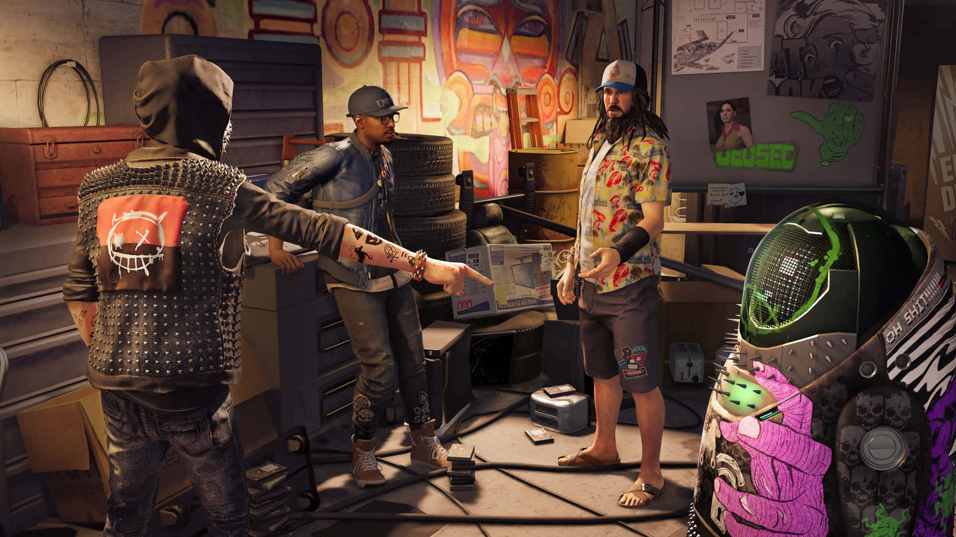 Enjoy 4k Graphics With Watch Dogs 2 Background