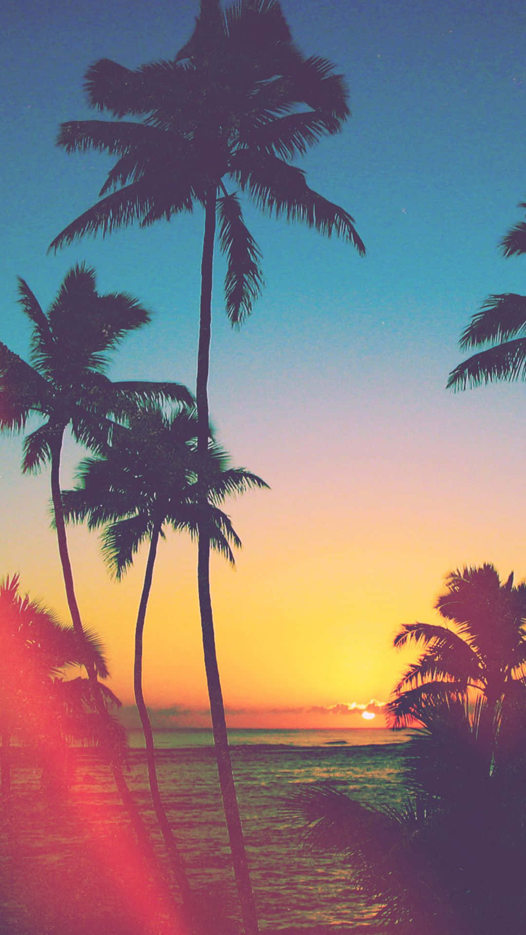 Enjoy A Beautiful Sunset While Listening To Music On A California Iphone Background