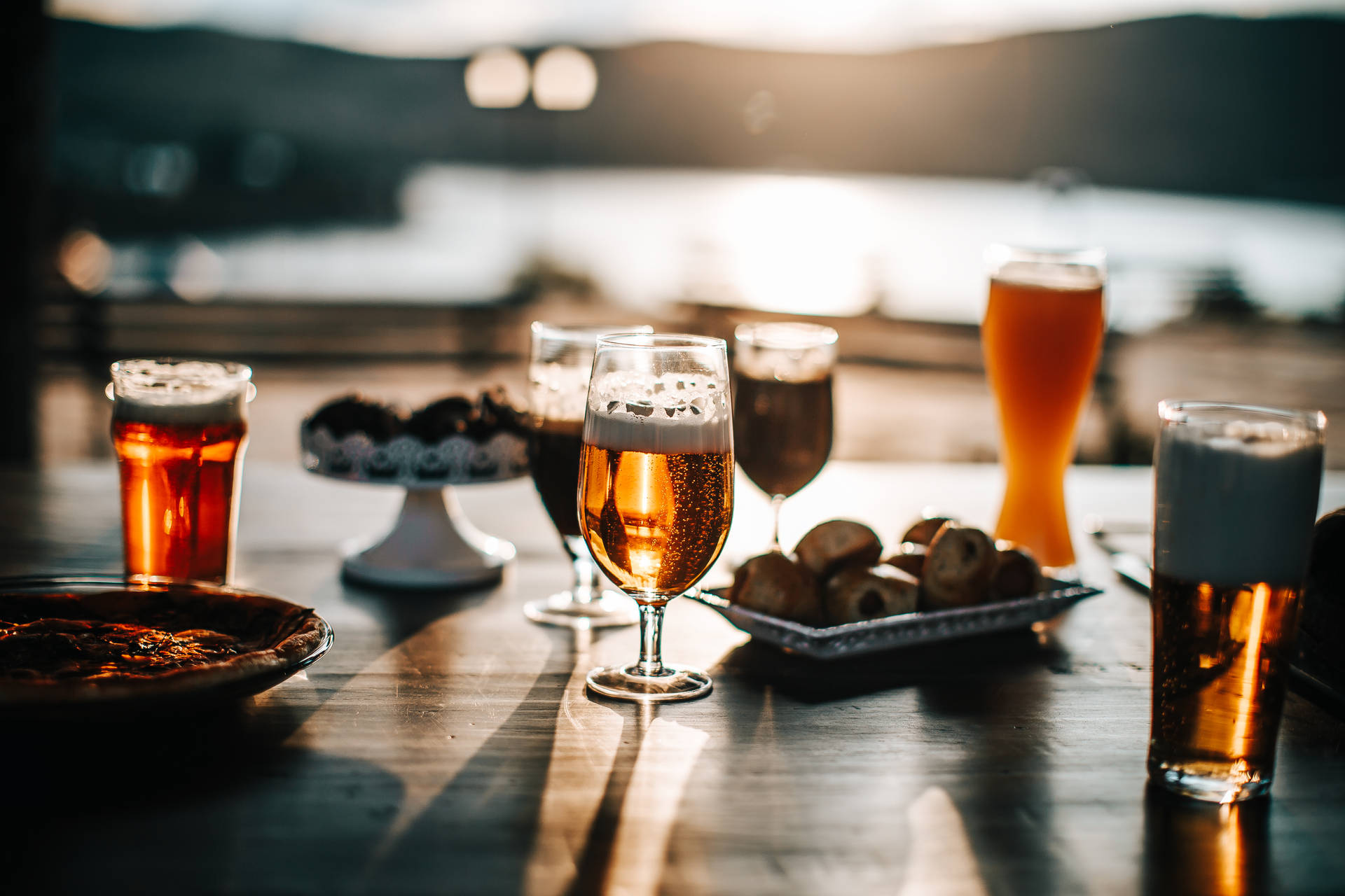 Enjoy A Beer While Watching The Sun Set.