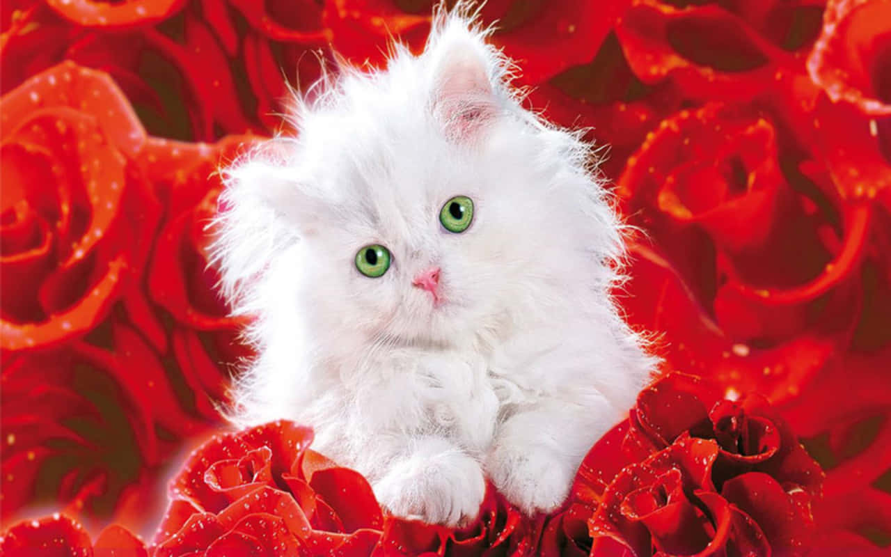 Enjoy A Bouquet Of Beautiful Roses Background