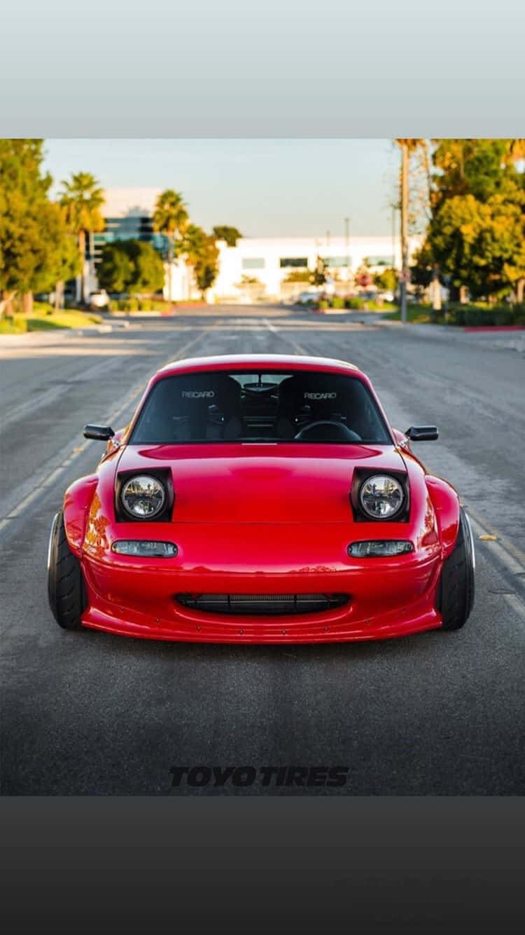 Enjoy A Breathtaking Drive With The Mazda Mx-5 Miata Background